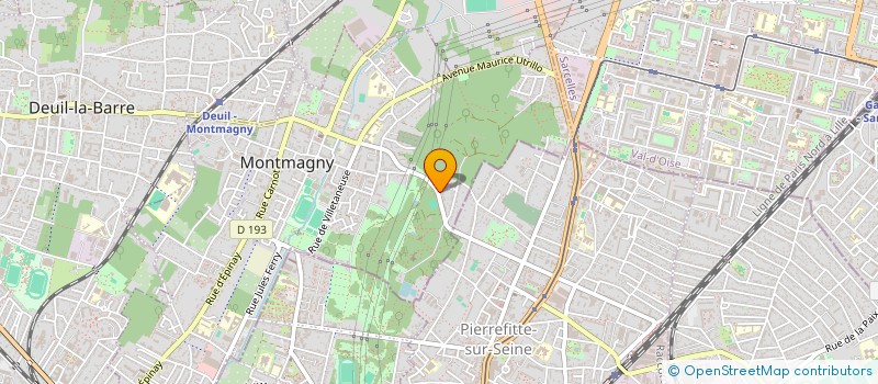 localisation de l'entreprise MADAME DJOHRA MOULOUD  MONTMAGNY