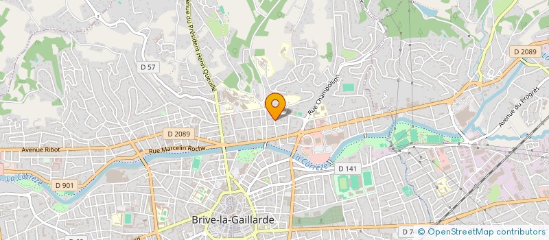 localisation de l'entreprise MADAME DJOUDY CHEVALLIER  BRIVE-LA-GAILLARDE