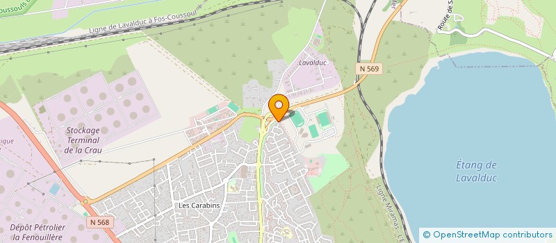 localisation de l'entreprise MADAME DJOUER HENNI  FOS-SUR-MER