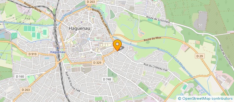 localisation de l'entreprise MADAME DJOUHARATOU DIALLO  HAGUENAU