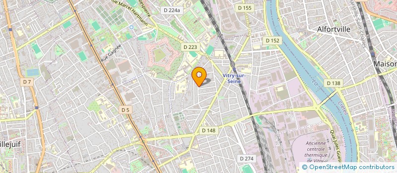 localisation de l'entreprise MADAME DJOUHER BELHOCINE à VITRY-SUR-SEINE