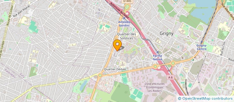 localisation de l'entreprise MADAME DJOUMA DIARRA  GRIGNY