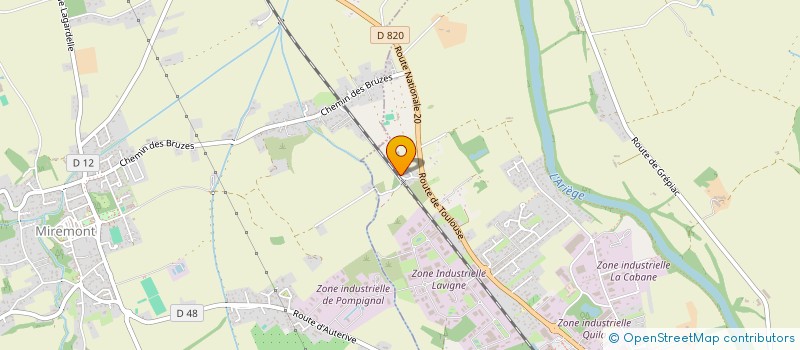 localisation de l'entreprise MADAME DJOVANA CAHOUR  AUTERIVE