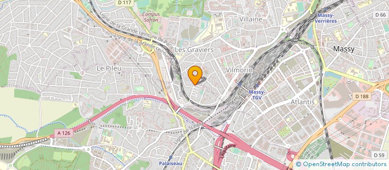 localisation de l'entreprise MADAME DJOZIA MEKKI  PALAISEAU