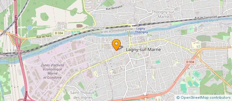 localisation de l'entreprise MADAME DJUDMY SCHNEILANDE FLORESTAL  LAGNY-SUR-MARNE