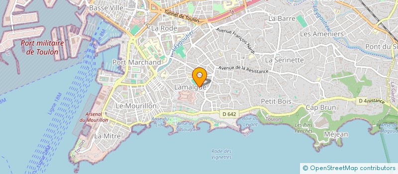 localisation de l'entreprise MADAME DOANY DOS SANTOS  TOULON