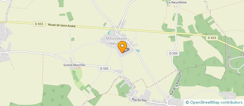 localisation de l'entreprise MADAME DOBRILA RADOVIC  MOUSSEAUX-NEUVILLE