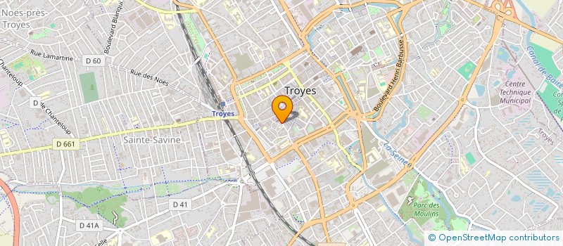 localisation de l'entreprise MADAME DODIE MATONDO PHELO  TROYES