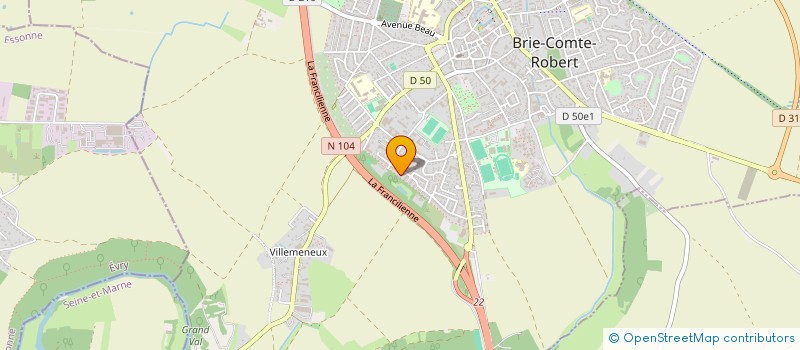 localisation de l'entreprise MADAME DOGORE DOGBO  BRIE-COMTE-ROBERT