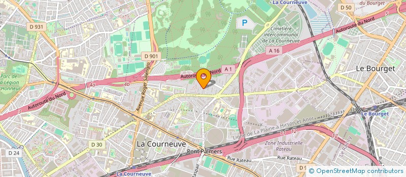 localisation de l'entreprise MADAME DOGORE EVELYNE TAGRO à LA COURNEUVE