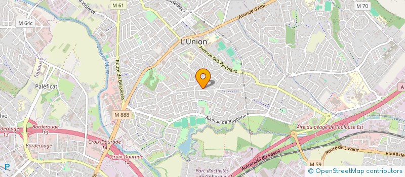 localisation de l'entreprise MADAME DOHA ARROUB  L'UNION