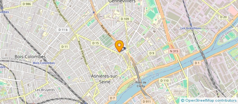 localisation de l'entreprise MADAME DOHOE DOSSOU  ASNIERES-SUR-SEINE