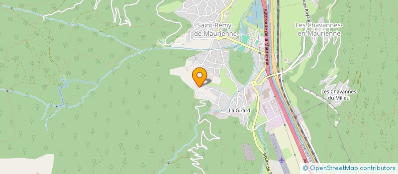 localisation de l'entreprise MADAME DOINA BADEA  SAINT-REMY-DE-MAURIENNE