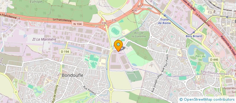 localisation de l'entreprise MADAME DOINA SERBAN à EVRY-COURCOURONNES