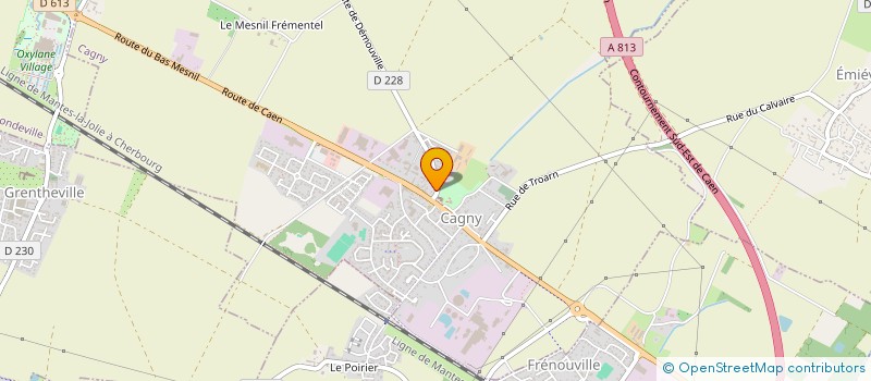 localisation de l'entreprise MADAME DOLCEY MICHEL  CAGNY