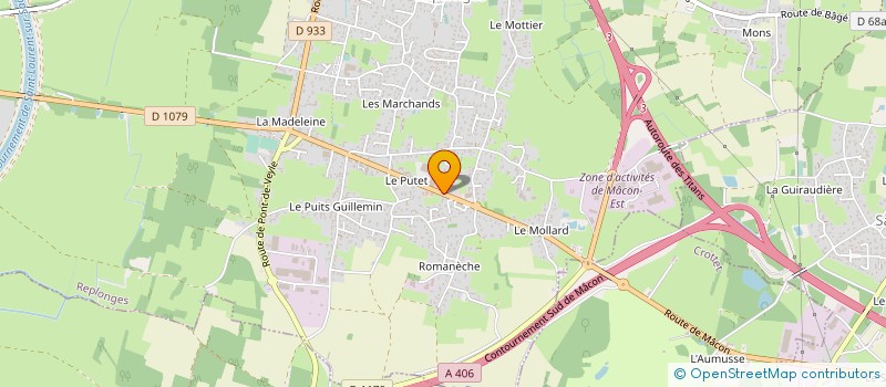localisation de l'entreprise MADAME DOLENE ANJELA JACQUET à REPLONGES