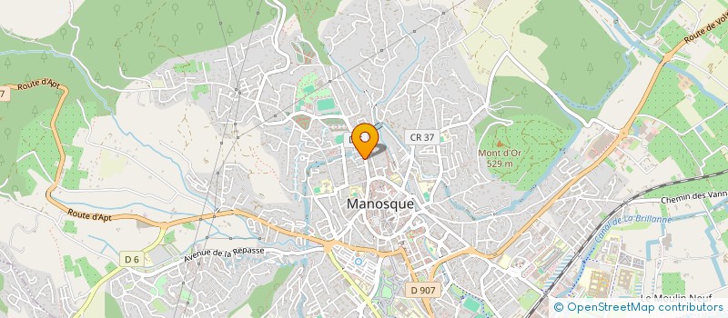 localisation de l'entreprise MADAME DOLENE DONATELLI à MANOSQUE