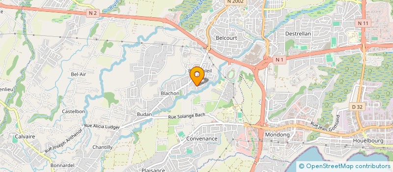 localisation de l'entreprise MADAME DOLENE LABBE  BAIE-MAHAULT