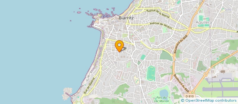 localisation de l'entreprise MADAME DOLERES LOPEZ  BIARRITZ