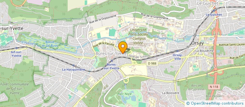 localisation de l'entreprise MADAME DOLINE DRITSAS  BURES-SUR-YVETTE