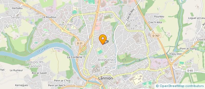 localisation de l'entreprise MADAME DOLLY ABI NASSIF  LA ROCHE-MAURICE