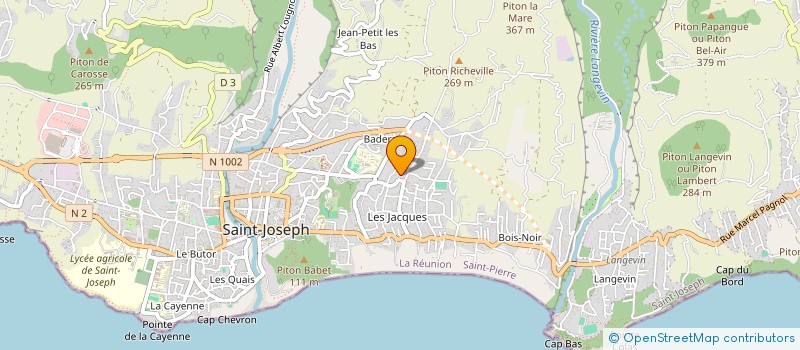 localisation de l'entreprise MADAME DOLLY ALBAC à SAINT-JOSEPH