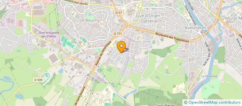 localisation de l'entreprise MADAME DOLLY DE LYSMINA LAHADY à LAVAL