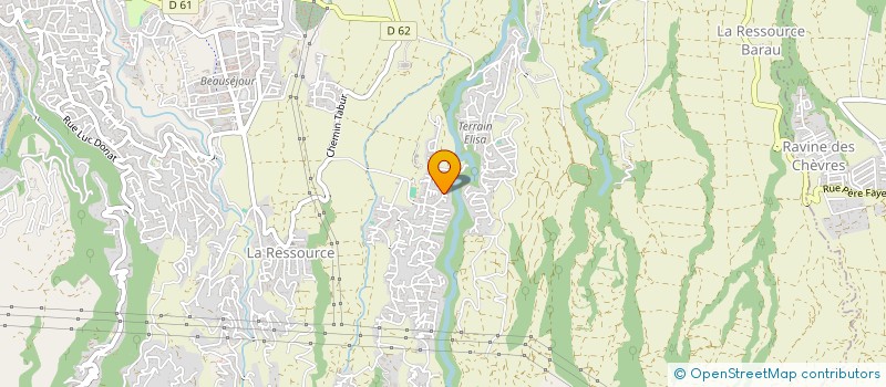 localisation de l'entreprise MADAME DOLLY PAYET  SAINTE-MARIE