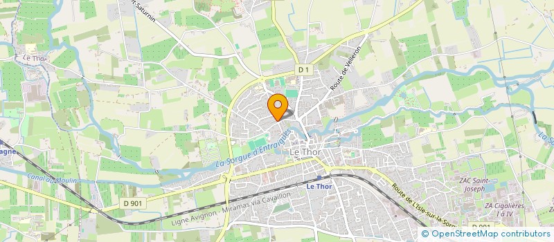 localisation de l'entreprise MADAME DOLORES AMADOR  LE THOR