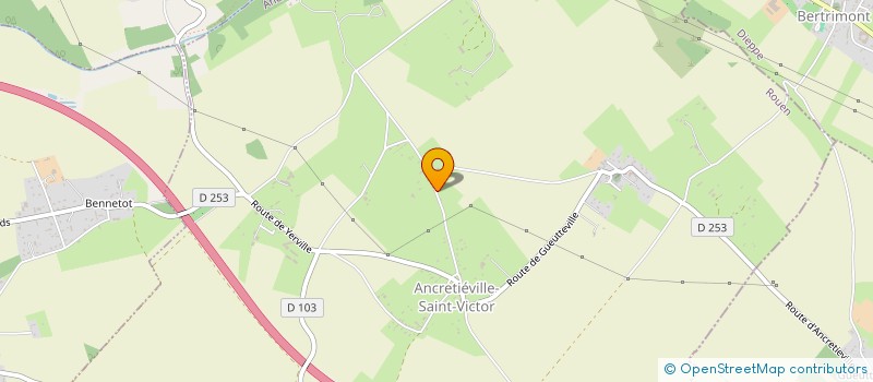 localisation de l'entreprise MADAME DOLORES BERGERE  ANCRETIEVILLE-SAINT-VICTOR