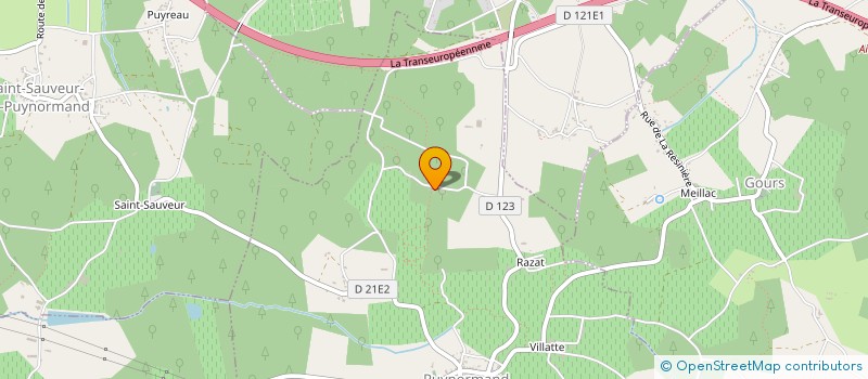 localisation de l'entreprise MADAME DOLORES BILLONNET  PUYNORMAND