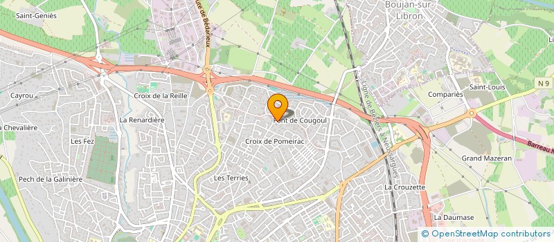 localisation de l'entreprise MADAME DOLORES DESBARRES  BEZIERS