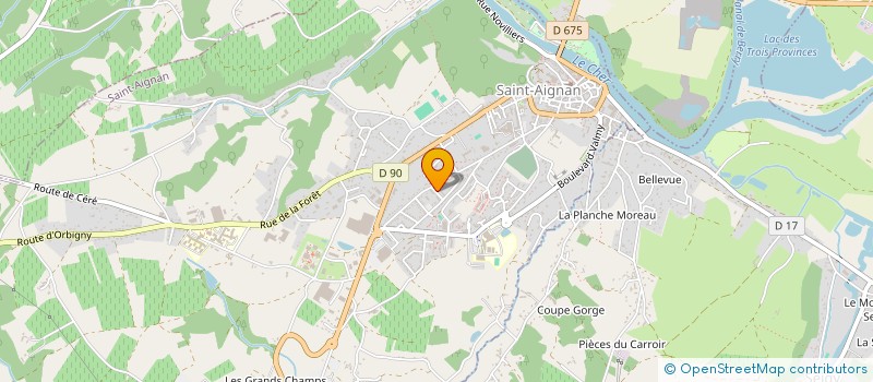 localisation de l'entreprise MADAME DOLORES FABULET à SAINT-AIGNAN