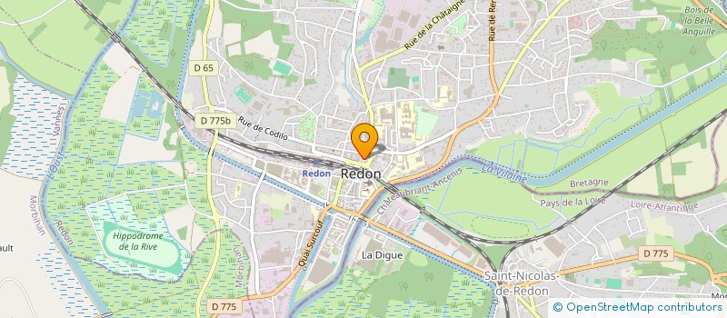localisation de l'entreprise MADAME DOLORES FERNANDEZ-PALAZON à REDON