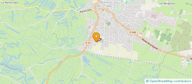 localisation de l'entreprise MADAME DOLORES FOUCHER à BEAUVOIR-SUR-MER