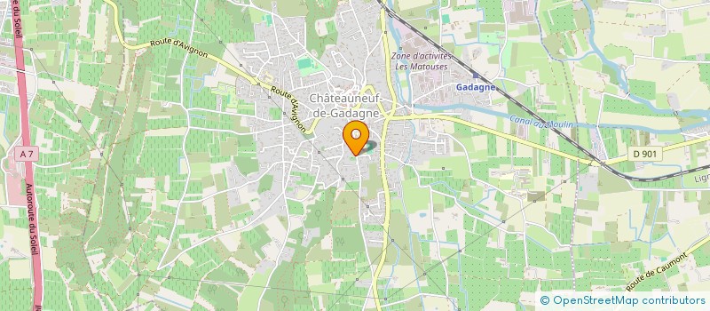 localisation de l'entreprise MADAME DOLORES GARCIA  CHATEAUNEUF-DE-GADAGNE