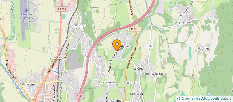 localisation de l'entreprise MADAME DOLORES GRISET  SONNAZ