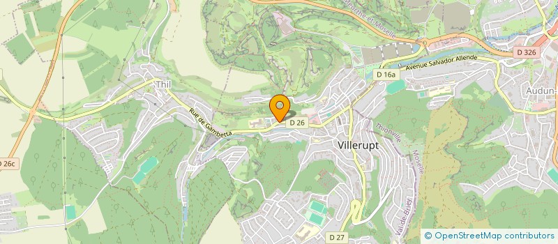 localisation de l'entreprise MADAME DOLORES HERNANDEZ  VILLERUPT