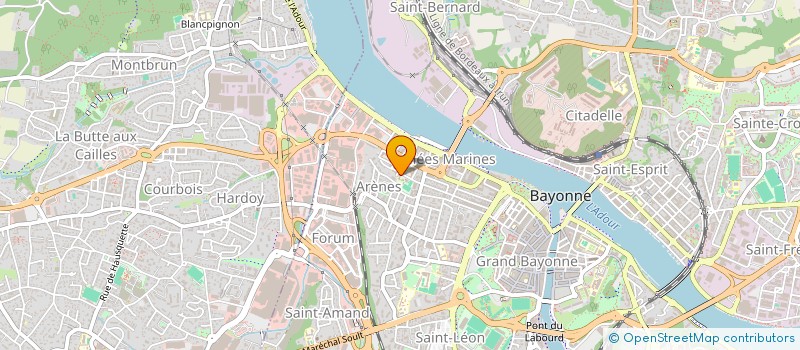 localisation de l'entreprise MADAME DOLORES HERNANDEZ  BAYONNE