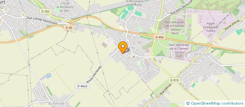 localisation de l'entreprise MADAME DOLORES HURET  ROUVROY