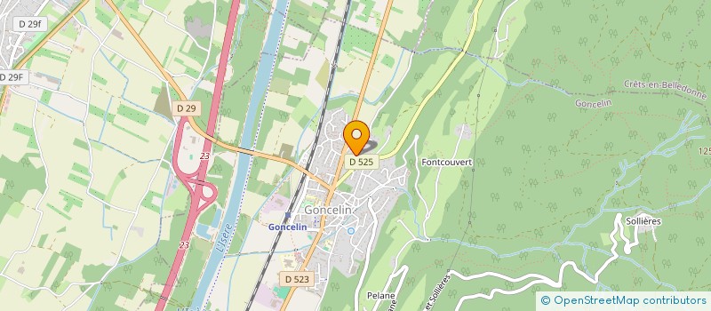 localisation de l'entreprise MADAME DOLORES IRENE SPOLITINI  GONCELIN