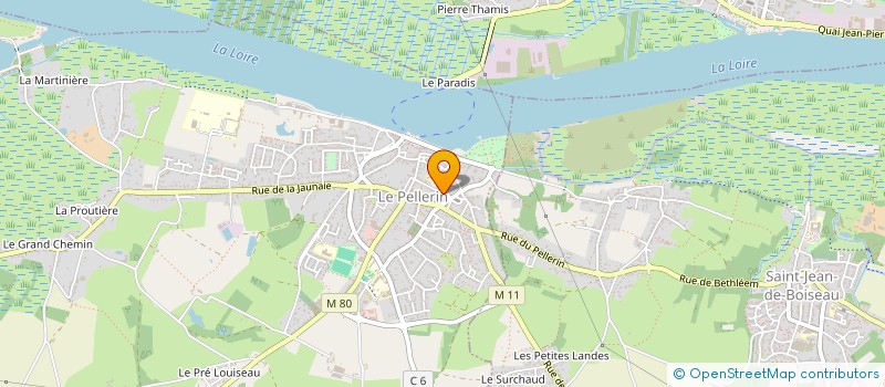 localisation de l'entreprise MADAME DOLORES KOROSTIL  LE PELLERIN