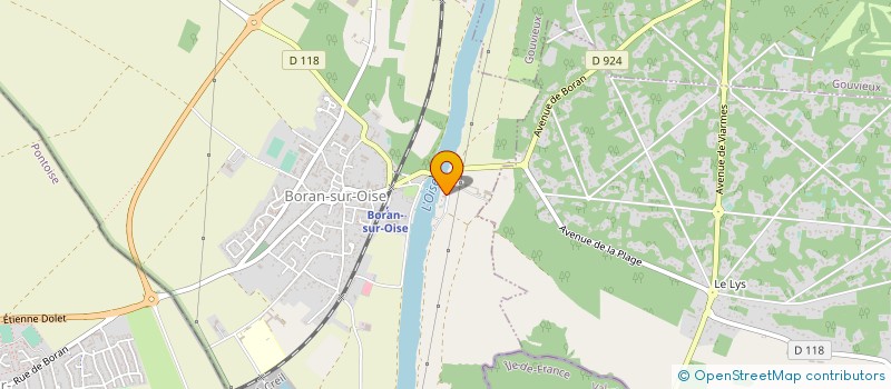 localisation de l'entreprise MADAME DOLORES LAURENT  BORAN-SUR-OISE