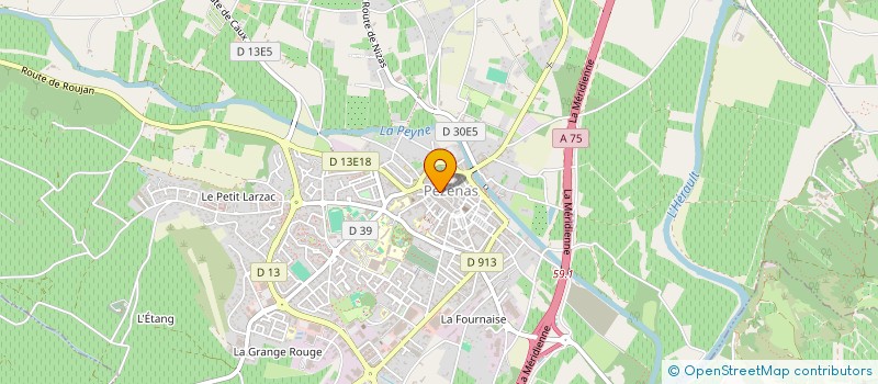 localisation de l'entreprise MADAME DOLORES MARTINEZ à PEZENAS