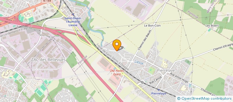 localisation de l'entreprise MADAME DOLORES SCHERRER à PIERRELAYE