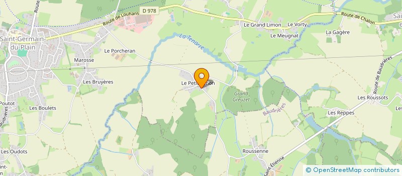 localisation de l'entreprise MADAME DOLORES-YVETTE LAFAYE  SAINT-GERMAIN-DU-PLAIN