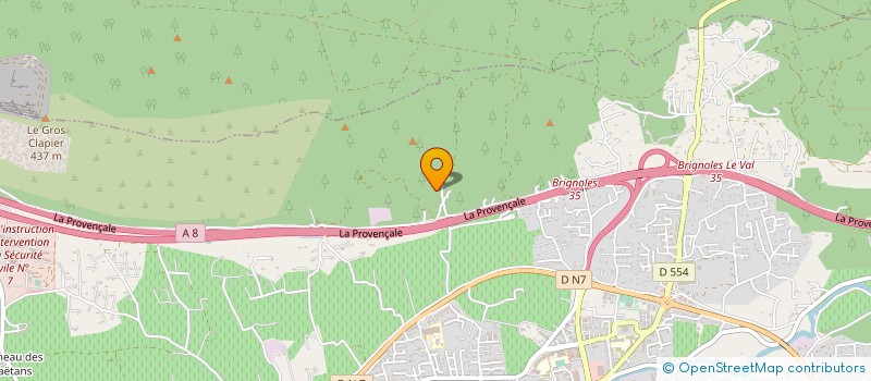 localisation de l'entreprise MADAME DOLORESSE COZETTE à BRIGNOLES