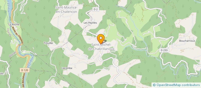 localisation de l'entreprise MADAME DOMA GURUNG  LAMASTRE