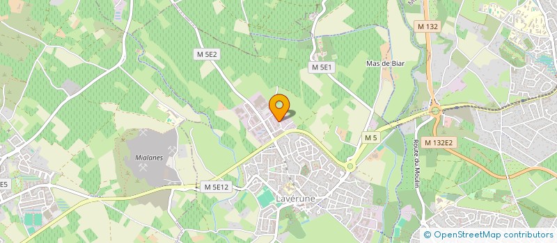 localisation de l'entreprise MADAME DOMENICA LIBERTI  LAVERUNE