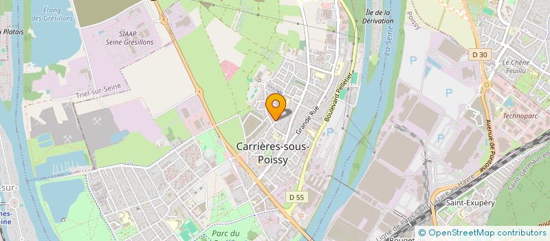 localisation de l'entreprise MADAME DOMIGUIEL MEDAH  CARRIERES-SOUS-POISSY